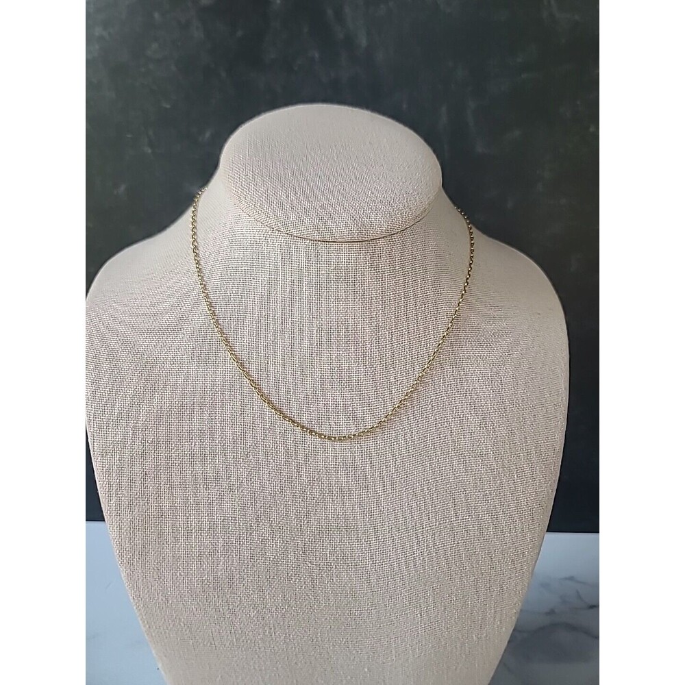 PGDA 925 1/10 14K Turkey Chain Necklace Vintage, READ
